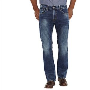 Levi Strauss men’s jeans slim boot cut